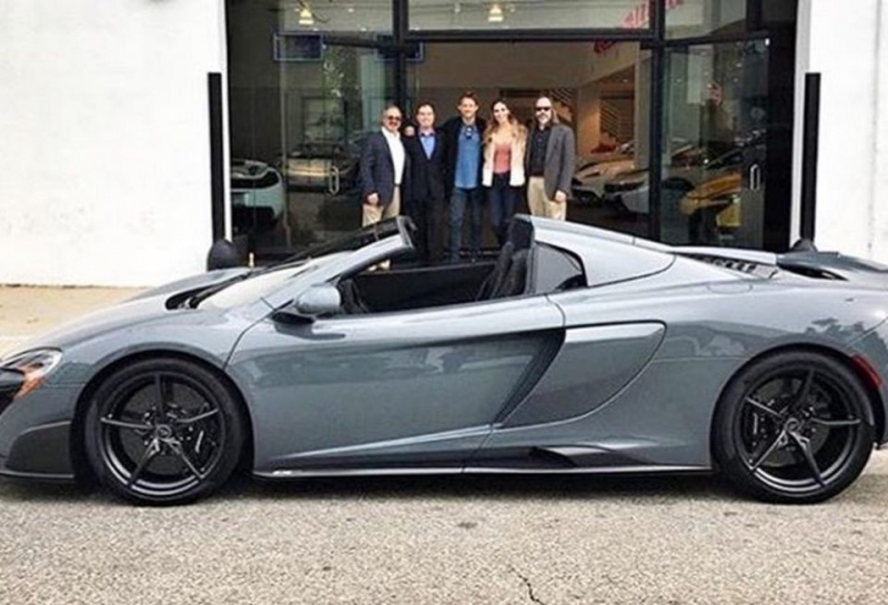 Автопарк Дженсона Баттона пополнился McLaren 675LT Spider