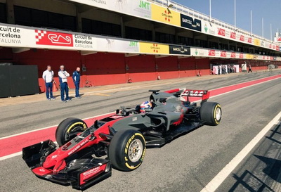 «Шпионские» фотографии новой машины Haas