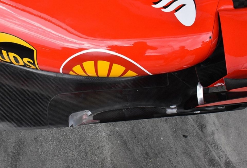 В преддверии ГП Австрии Ferrari усилила жёсткость передней части днища