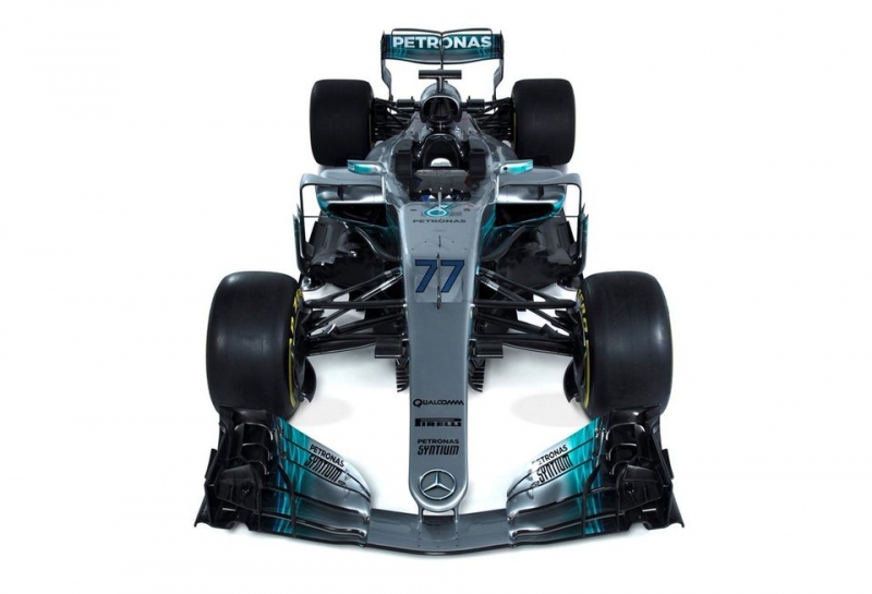 Mercedes опубликовала фото обновленной ливреи W08