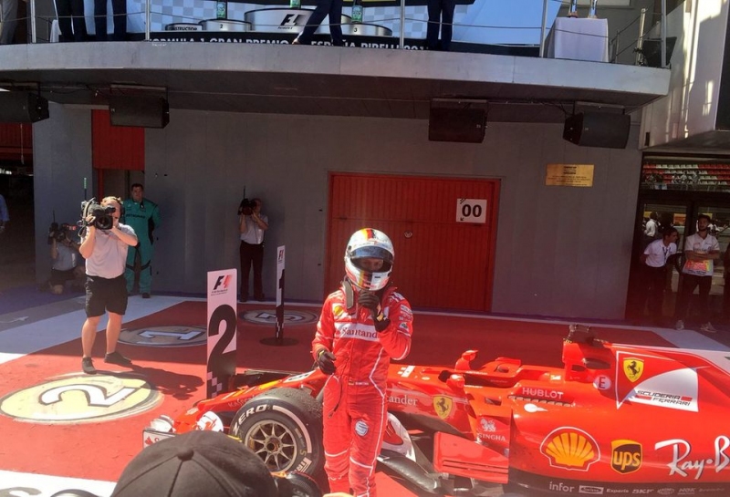 Себастьян Феттель стал «Гонщиком дня» на Гран При Испании