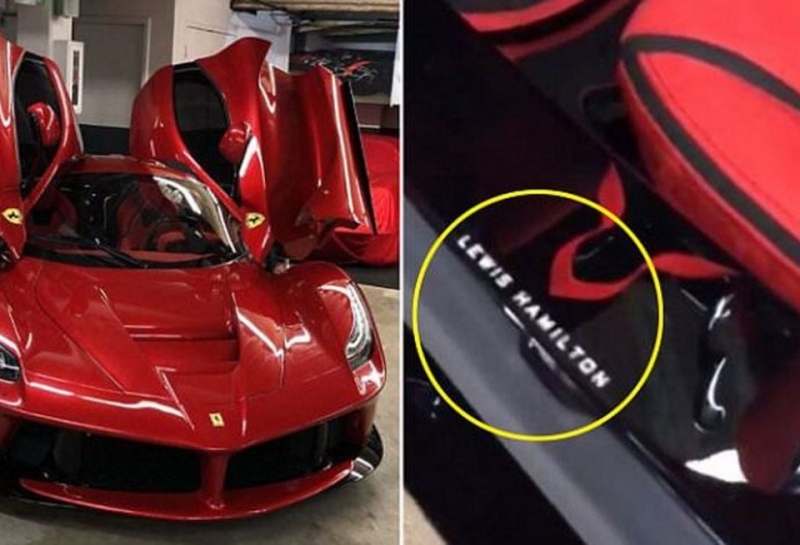 Канадский актер сфотографировал именную Ferrari Льюиса Хэмилтона
