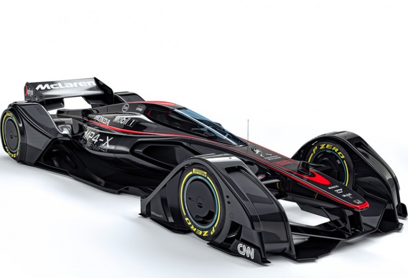 McLaren F1 показала свое видение гоночной машины будущего