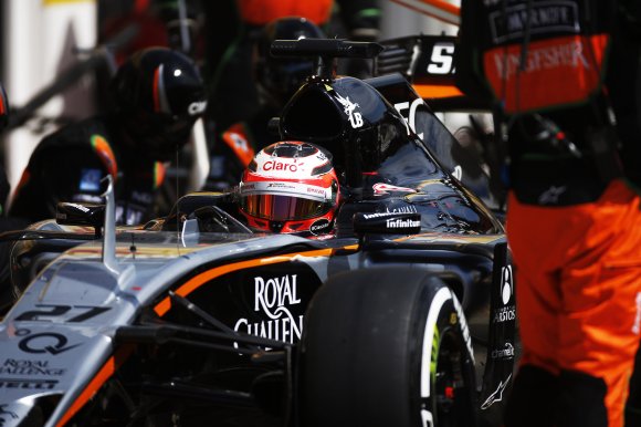 В Монце Force India стала жертвой воров, укравших руль