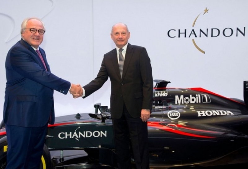 Новым спонсором McLaren стала компания Chandon