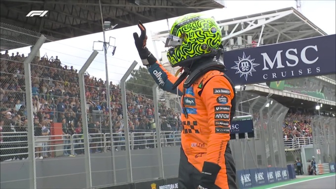 Норріс виграв спринт у Бразилії, Піастрі розбив болід