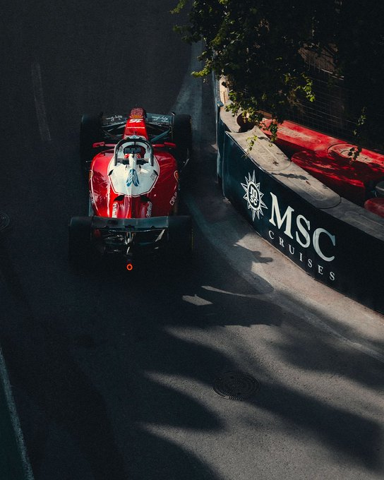 Пілоти Ferrari обрали різні пакети аеродинаміки в Баку