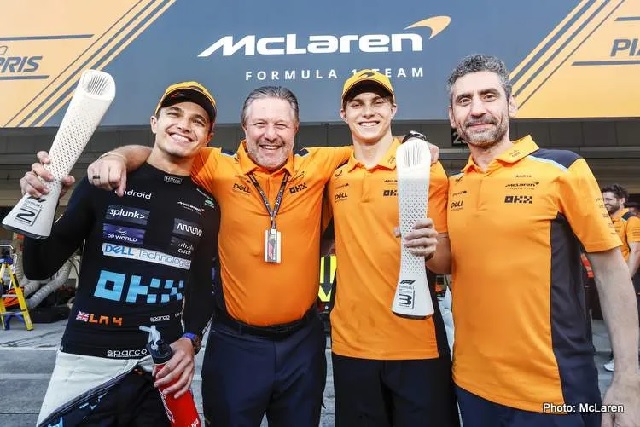 Оскар Піастрі: У Брауна та Стелли різні стилі, але вони доповнюють один одного