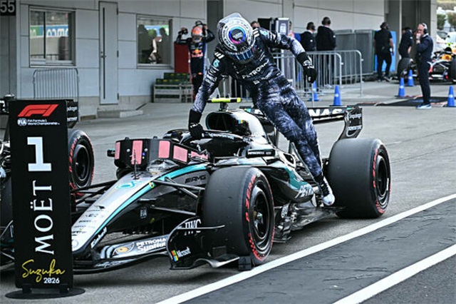 Візуалізація відривів у кваліфікації Гран-прі Японії 2026