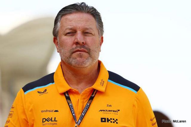 Зак Браун: McLaren активно вчиться на власних помилках