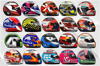 Усі шоломи пілотів Формули 1 у 2019 році