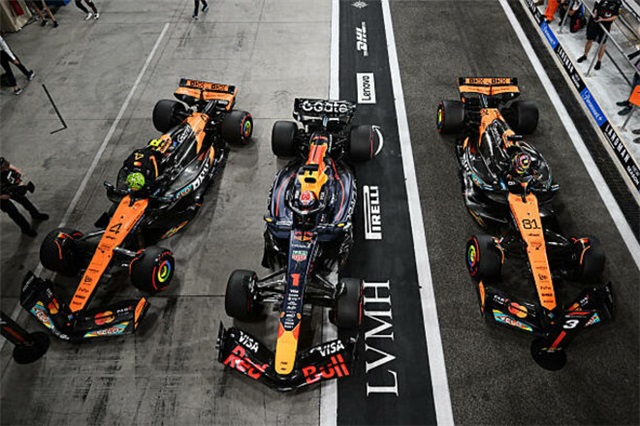 Візуалізація відривів у кваліфікації Гран-прі Абу-Дабі 2025